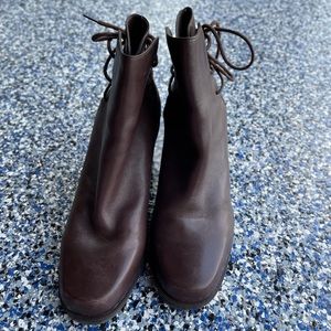 New Enzo Angiolini Over the Ankle Boots Size 8.5. Dark Brown